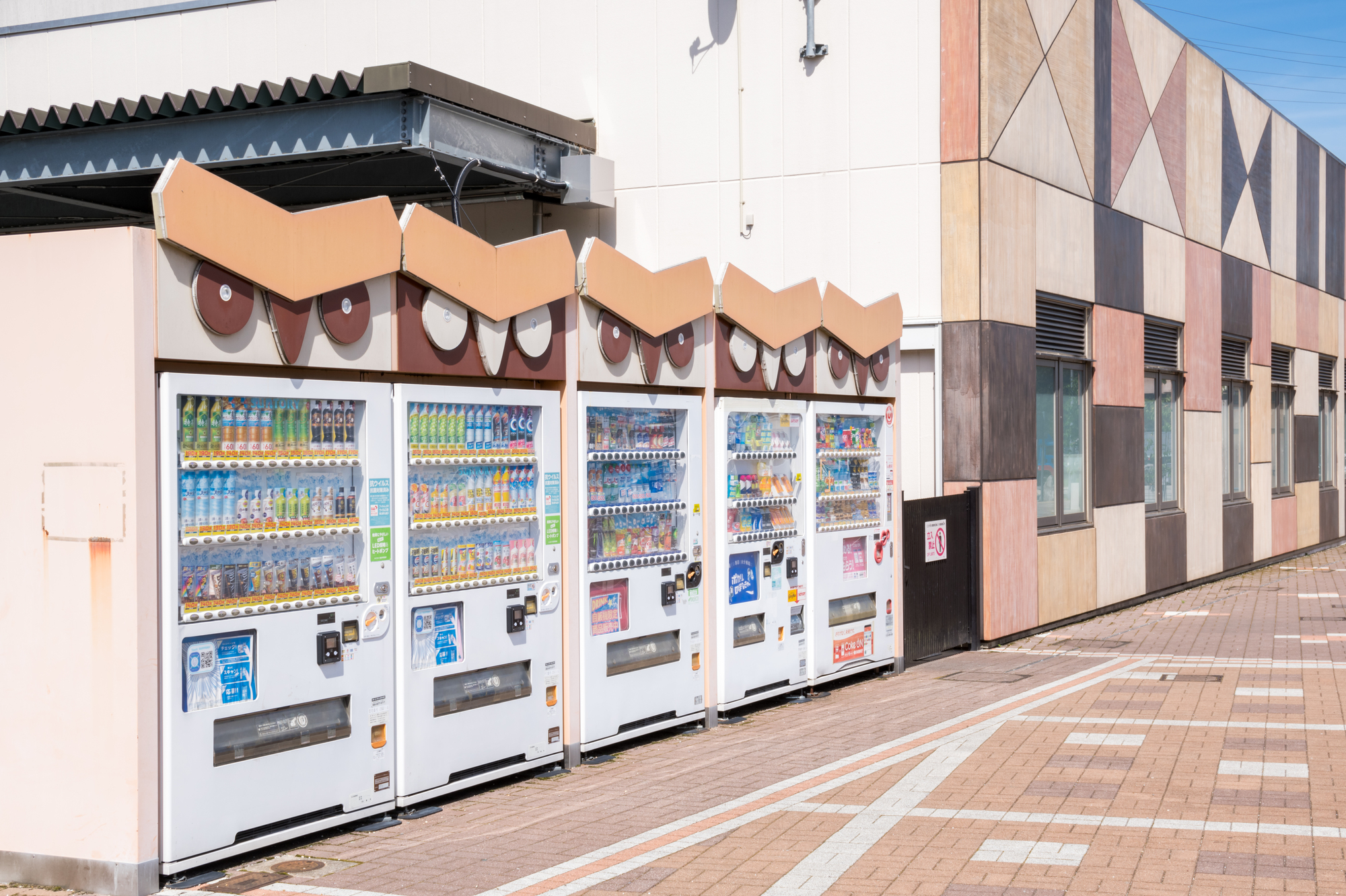 サービスエリアにおける自販機の現状